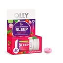OLLY Extra Strength Sleep Fast Dissolve Tabletleri, 5 mg Melatonin, Vegan, Strawberry - 30ct