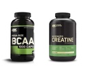En İyi Beslenme BCAA Capsules, Keto Friendly Branched Chain Essential Amino Asits (400 Kont) Micronized Kretine Monohidrat Toz, Unflavored (120 Hizmet) - Sche Pack Pack Pack Pack