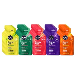GU Energy Original Sports Nutrition Energy Gel, Vegan, Gluten-Free, Kosher ve Süt-Free On-Go Energy for Any Workout, 24Count, Assorted Fruity Flavors