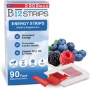 Temel Kaynak 2.000 339 Methylfolate | Sublingual Energy Strips | Biotin, B6, 5-MTHF L-Methylfolate | Sublingual B12 Vitaminleri, Folate | Enerji, Beyin Sağlığı, Nerve Fonksiyonu - 90 Strips
