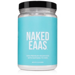 NAKED EAAsEnergy Acids Toz - 50 Hizmet - Vegan Unflavored Essential Amino Asits 500 Grams - Anlaşılan Tüm Doğal EAAs Toz Tamamlandı