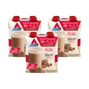 Atkins Creamy Chocolate Meal Boyut Protein Shake, 23g protein, Low Glycemic, 4g Net Carb, 1g Sugar, Keto Friendly, 12 Count