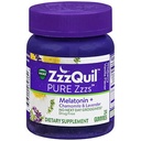 ZzzQuil Pure Zzzs Melatonin Sleep Chamomile Lavender, 24 Gummies (Pack of 2)