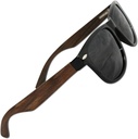 Erkekler ve Kadınlar için Polarize Suncamlar, Glare-Free, 100 Percent Uv Blocking (100 Percent Real IoT Wood Sides with Unbreakable Tr90 Plastik Front)