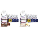 Max protein Süt Çikolatası ve Fransız Vanilla Beslenme Shakes, 30g proteini, 150 Calories, 12 Pack Hoffman