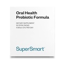 Supersmart - Oral Health Probiotics 4 Billion CFU per Day - Dental Health & Bad Breath Treatment (Halitosis) | Non-GMO & Gluten Free - 30 Sticks
