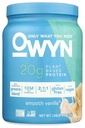 OWYN Sadece Bitki bazlı Protein Tozuna İhtiyacınız Olan şey, Smooth Vanilla, 1.05 lbs