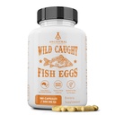 Ancestral Supplements Wild Caught Fish Eggs, 2400mg, Omega-3 Supplement Supports Brain, Heart, Fertility and Inflammatory Health, Whole Food Source of Vitamin D, K2, and A, Non-GMO, 180 Capsules