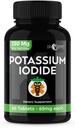 Potasyum Iodide Pills Tabletleri - 1-Pack 130 mg Toplam 60 Tablet - Dr Emys Properties Podide Tabletler