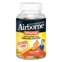Airborne Immune Support Gummies, Zesty Orange Flavor, 42 ct - 750 mg Vitamin C + Vitamins A, D & E + Zinc, Selenium, and Manganese | with Herbal Blend | Naturally Flavored