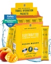 KEY NUTRIENTS Electrolytes Toz Paketleri - Tropikal Peach 20 Pack Hydration Packets - Travel Hydration Toz - No Sugar, No Calories, Gluten Free - Made in USA