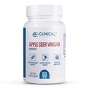 Clinical Effects Apple Cider Vinegar Capsules - 1300mg Pure Apple Cider Vinegar for Weight Management, Heart Health, and Energy Support - 60 Veggie ACV Pills - Made in The USA