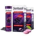 Sambucol Black Elderberry Tabletleri C & çinko ile - Immune Support Supplement, Black Elderberry with çinko and Vitamin C Effervescent Tabletleri, Yüksek Antioksis, İç Fizzies- 30 Count