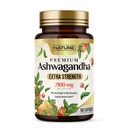 Nature Ashwagandha 2100 mg Ekstra Güçlü Stres Yardımı ve Max Aborpsiyon için Siyah Pepper Türlü Destek - Non-GMO, Vegan, Gluten-Free - 60 Capsules