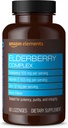 Elements Elderberry Kompleksi, Immune System Support, 60 Berry Flavored Lozenges, Elderberry 100 mg, C 103 mg, çinko 12 mg (Pazarlama değişebilir)