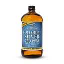 Doğal Pat Silver Wings Colloidal Silver Liquid - Geliştirilmiş Immune Support Supplement - 250ppm (1250mcg) - 32oz