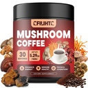 Mushroom Coffee - Colombian Mushroom Powder Instant Coffee With Lion's Mane, Reishi, Chaga, Cordyceps & More - 150g Mushroom Coffee Alternative for Energy, Focus, Mental Clarity & Immune Support