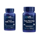 Life Extension Advanced Milk Thistle 120 Softgels ve Two-Per-Day High Potency Multi-Vitamin & Mineral 120 Tabletler