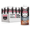 Muscle Milk Pro Gelişmiş Beslenme Protein Shake, Knockout Chocolate, 11 Fl Oz Mirror, 12 Pack, 32g Protein, 1g Sugar, 16 Vitamins & Minerals, 5g Fiber, Workout Recovery, Ambalaj Vary