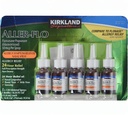 KIRKLAND Signature Aller-Flo Fluticasone Seiko (Glucorticoid) 5 Şişe x 120 Malzemeli Kombinasyonlar 0.54 Fl OZ Şişe başına (15.8 mL x 5) 2.70 OZ Total (79 mL Total) 600 Toplam Kombinasyon