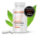 Power Through - Nootropic Brain Supplement for Memory and Focus with L-Theanine, Bacopa Monnieri, Rhodiola Rosea, B12, Energy Pills, Mood Support & Best Brain Supplement for Memory Focus