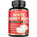 Satoomi 6 1 White Kidney Bean Extract Capsules -90 Capsules -3 Ay Supply - Ekstra Mix with Olive Leaf, Green Coffee Bean & Green Tea - Support Carb Scale Down Down Down
