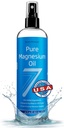 Seven Minerals Pure Magnezyum Oil Spray, Big 12oz, USP Grade, Ekstra Kuvvet, Ayaklar için, Uyku, Kas Ağrı & Cramps - ABD'de Mined