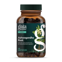 Gaia Herbs Ashwagandha Root - Stres Relief & Sleep Support Supplement - Supports Balanced Energy Levels & Pozitif Outlook* - 120 Vegan Sıvı Phyto Capsules (60-Day Supply)