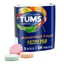 TUMS Tabletleri, 8 Kont (Pack of 3)