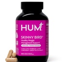 HUM Skinny Bird Green Tea Extract Appetite Support for Women with 5HTP, Chromium, Caralluma Fimbriata, Gluten Free and Vegan, Green Tea Extract Capsules Supplements for Women, 90 Capsules