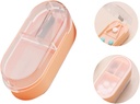 Pill Machinery, Professional Pill Splitter for Machinery Small Pills or Large Pills in Half (Pink)