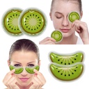 Gel Buz Paketi Reusable Soğutma Göz Pads ve Under Eye Patches,Eye Hot Cold Treatment Pack for Redness,Pain Relief and Eye Relax (Kiwi)