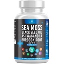 Silicon Sea Moss Black Seed Oil Ashwagandha Bladderwrack Burdock - 60 Count