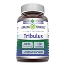 Amazing Formulas Organic Tribulus Terrestris Extract Supplement | 630 Mg Per | 120 Veggie Capsules | Non-GMO | Gluten-Free | Made in USA