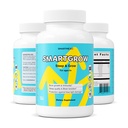SMARTGROW 5-in-1 Güçlü Bones Eye & Healthuba, Vitamin D3, Amino asitler - Uyku Yardımı, Immune Support, Brain & Eye Health – 90 Capsules