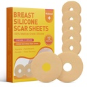 Silikon 12 Paketi için Parfümleri - Tıbbi Yara Kaldırma Dokümanları - Silikon Dokümanları Ağrı Tedavisi Için Egzersiz Ameliyatı - Areola Gel Circles (3 IN)