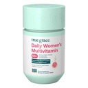 True Grace Daily Women's Multivitamin 50+ - 60 Easy-to-Swallow Tabletleri - Immune, Energy, Longevity & Memory Support - Vegan - Gluten, Soy & Iron Free - 30 Hizmet