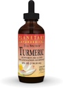 Gezegensel Herbals Turmeric Full Spectrum Sıvı Gezegensel Ayurvedics, Antioksi ve Sağlıklı Inflammasyon Yanıtı için Destek, 4 Ounces