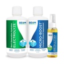 Beam Minerals Micro-Boost Humic Mineral Mix & Electrolyze Liquid ve Insta-Lytes Natural Liquid Electrolytes 2oz