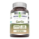 Amazing Formulas Garlic Supplement | 50 Mg Concentrate (100:1) | 5000 Mg Equivalent | 120 Softgels | Non-GMO | Gluten-Free | Made in USA