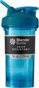 BlenderBottle Shaker Şişe Pro Serisi Protein Shakes ve Pre Workout, 24Ounce, Ocean Blue Blue