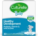 Culturelle Baby Healthy Development Probiotic, Vitamin D,HMO & DHA Packets, Helps Promote a Healthy Immune System&Digestive System* in Babies & Kids Ages 1+,Gluten Free & Non-GMO, 30 Count (Pack of 1)