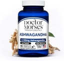 Ashwagandha 2100mg Supplement, Pure Ashwagandha Powder and Root Extract, Bioperine Black Pepper, Made in FDA-Registered, NSF-Certified Facility, Supports Healthy Stress Levels, 90 Capsules