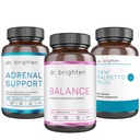 Dr. Brighten Pen Temel Kit - Kadın Hormon Dengesi, Adrenal Destek ve Saw Palmetto Plus