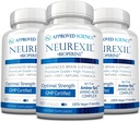 Onaylanmış Bilim Neurexil - DMAE ile Doğal Nootropic Destek - Beyin Fonksiyonu, Sharpen Clarity, Boost Memory - L-Tyrosine, Ginkgo Biloba, Huperzine A, BioPerine - 3 Ay Supply