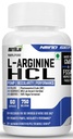 L-Arginine HCL Capsules - En Yüksek Biyoavailability Form of L-Arginine | En Güçlü, Nitrik Çimento Precursor (120 Capsules)