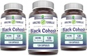 Amazing Formulas Black Cohosh 540 mg 120 Capsule Supplement | Non-GMO | Gluten Free | Made in USA (3 Pack)