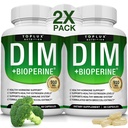 Dim Supplement 910 mg Plus BioPerine Kompleksi - Hormon Dengesini ve Estrogen Metabolism'i Desteklemek için Diindolylmethane, Menopause Acne Pluto Better Skin Body Building, for Men Women, 60 Capsules