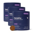 PetLab Co. Probiyotiks for Dogs, Support Gut Health, Occasional Diarrhea, Digestive Health & Season Allergies - Pork Flavor - 30 Yumuşak Chews - Ambalaj Vary (Value 3Pack)