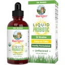 MARYRUTH'S Organics Liquid Probiyotik for Ages 4+ | 2 Milyar CFU | 13 Probiyotik Strains | Gut Health & Digestive Support | Gas & Bloating Support | Vegan | Gluten Free | Travel-Friendly | 40 Hizmet
